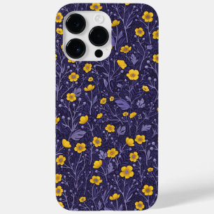Buttercups, yellow and violet Case-Mate iPhone 14 pro max case