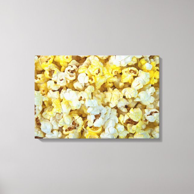 buttered popcorn canvas print (Front)