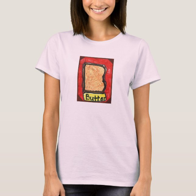 butteredtoast womens T-Shirt (Front)