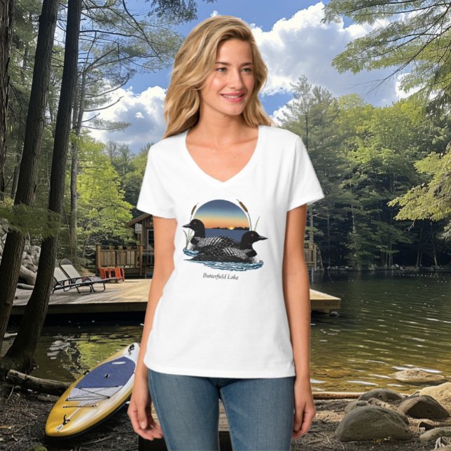 Butterfield Lake Loon Pair T-Shirt (Creator Uploaded)