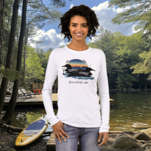 Butterfield Lake Loon Pair Tri-Blend Shirt