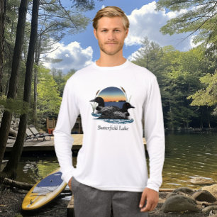 Butterfield Lake Loon Pair Tri-Blend Shirt