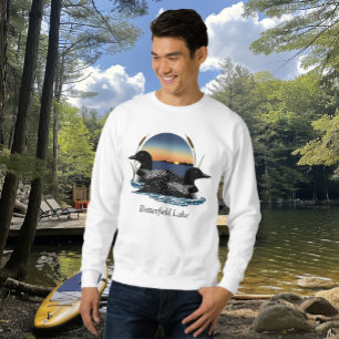 Butterfield Lake Loons Pair Sweatshirt