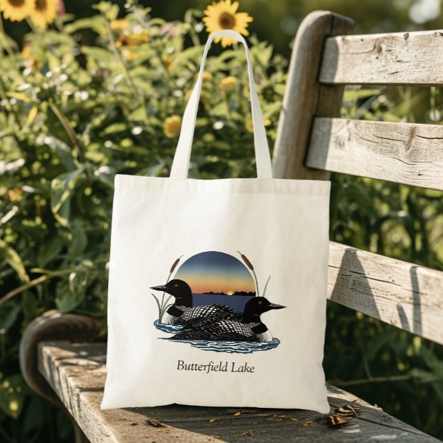 Butterfield LakeLoon Pair Tote Bag (Creator Uploaded)