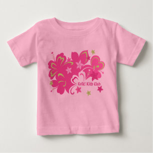 Butterflibiscus Hawaiian Hibiscus and Butterfly Baby T-Shirt
