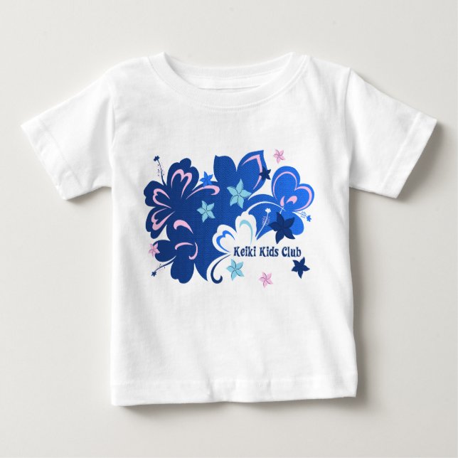 Butterflibiscus Hawaiian Hibiscus and Butterfly Baby T-Shirt (Front)