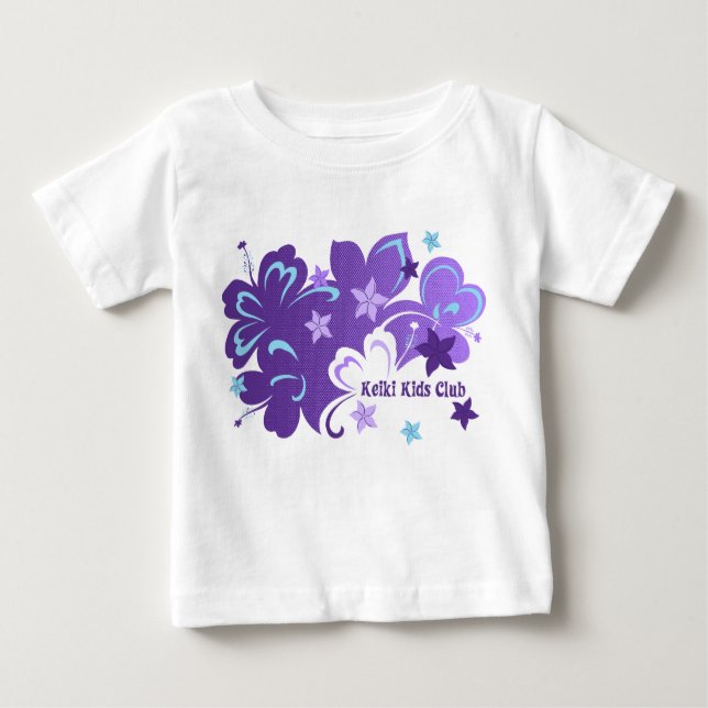 Butterflibiscus Hawaiian Hibiscus and Butterfly Baby T-Shirt (Front)