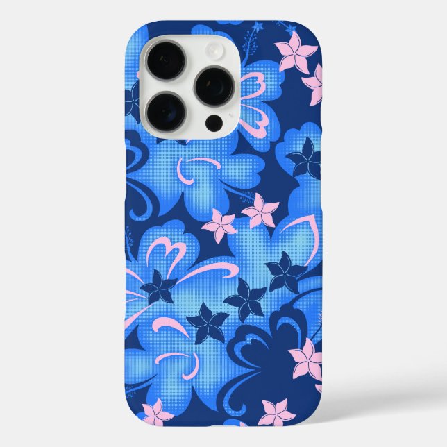 Butterflibiscus Hawaiian Hibiscus Butterfly Blue Case-Mate iPhone Case (Back)