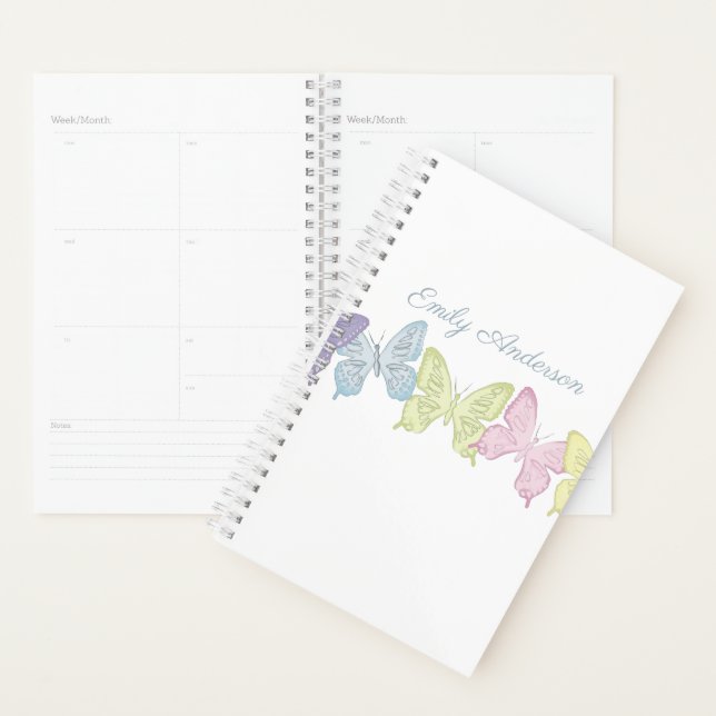 Butterflies 5.5" x 8.5" Weekly/Monthly Planner (Display)
