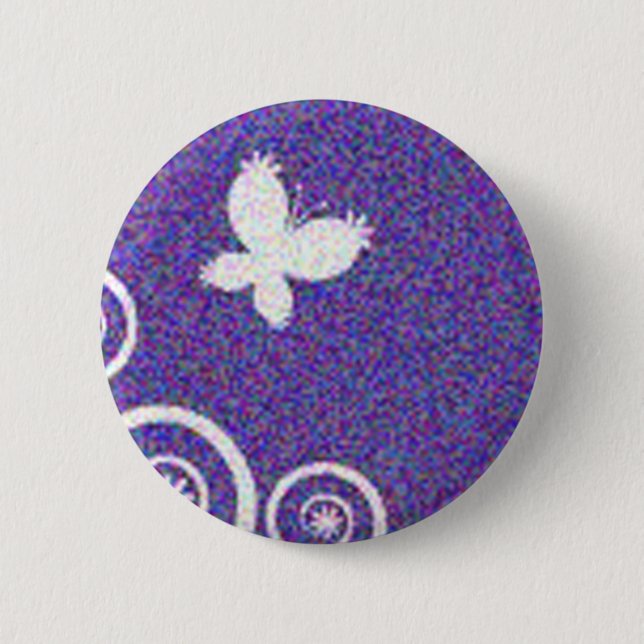 Butterflies 6 Cm Round Badge (Front)