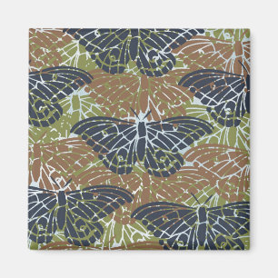 Butterflies Abstract Magnet