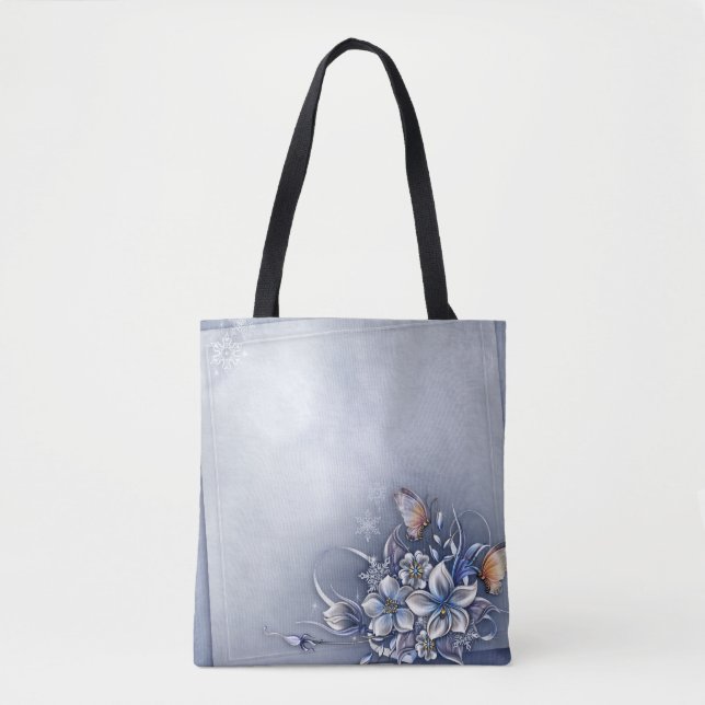 #Butterflies All-Over-Print Tote Bag, Medium Bag (Front)