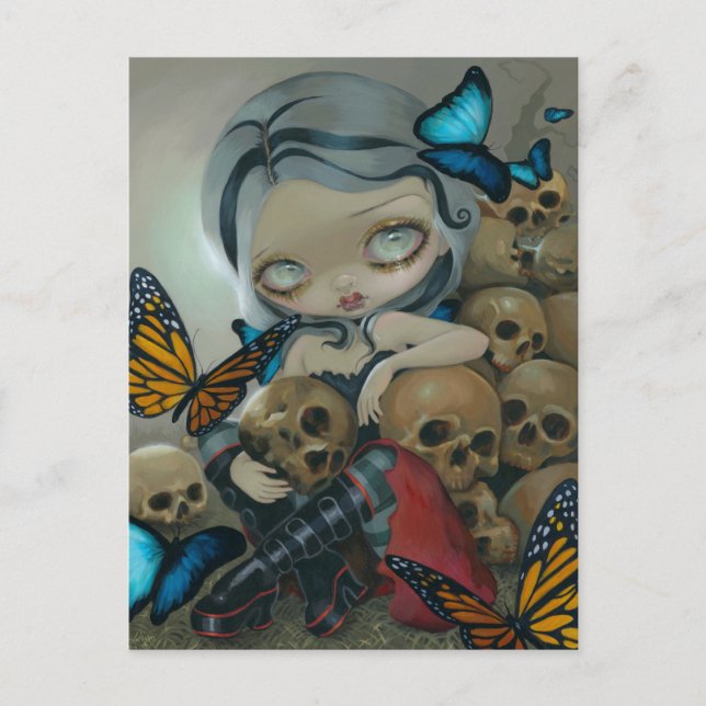 "Butterflies and Bones" Postcard (Front)