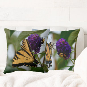 Butterflies and Bumblebees Photographic Nature Cushion