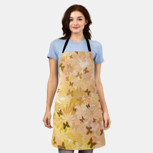 Butterflies and Daisies by Shirley Taylor Apron
