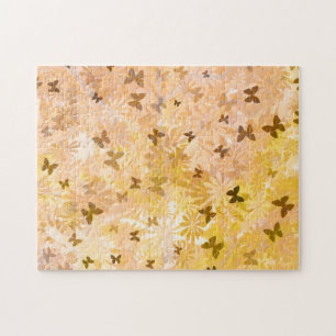Butterflies and Daisies by Shirley Taylor Jigsaw Puzzle
