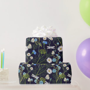 Butterflies and Dragons Flies in Garden Wrapping P Paper