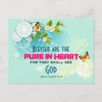 Butterflies and Flower Blossom Beatitude Quote