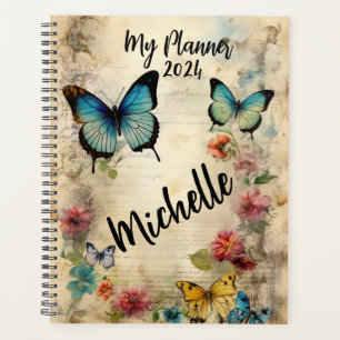 Butterflies and Flowers Planner