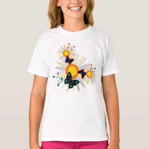 Butterflies and Flowers T-Shirt