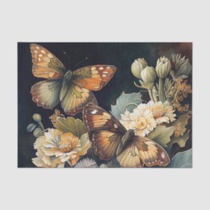 Butterflies and Flowers Tissue Paper