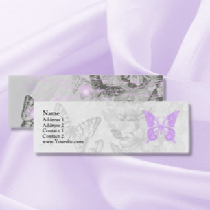 Butterflies and Lights Mini Business Card