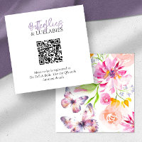 Butterflies and Lullabies Registry Enclosure Card