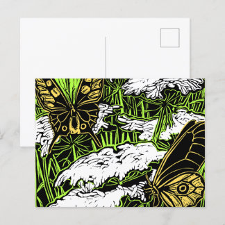 Butterflies and Queen Anne's Lace Postcard