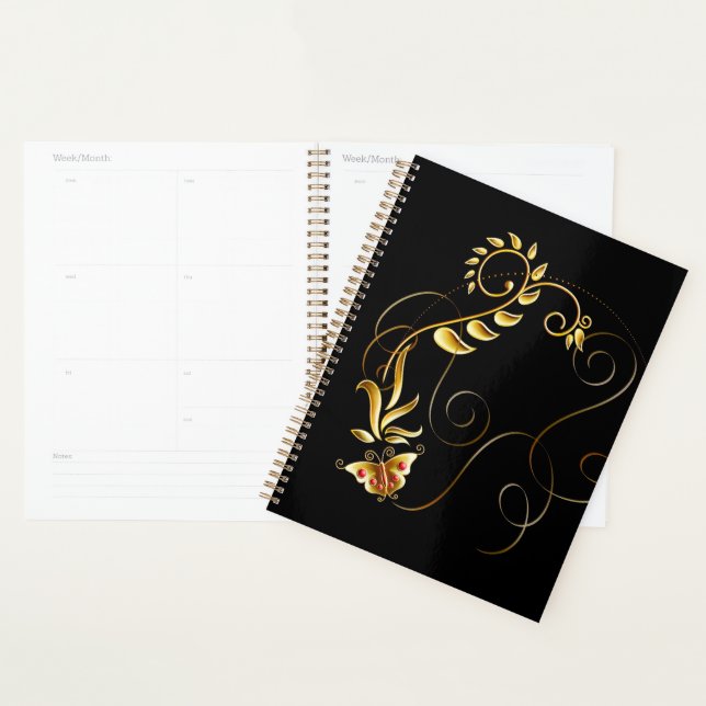 Butterflies and Swirls Planner (Display)