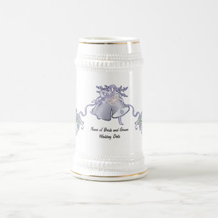 Butterflies and Wedding Bells Beer Stein