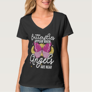 Butterflies Appear When Angels Are Near Entomology T-Shirt