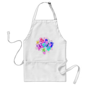 Butterflies Apron - Water Mirror