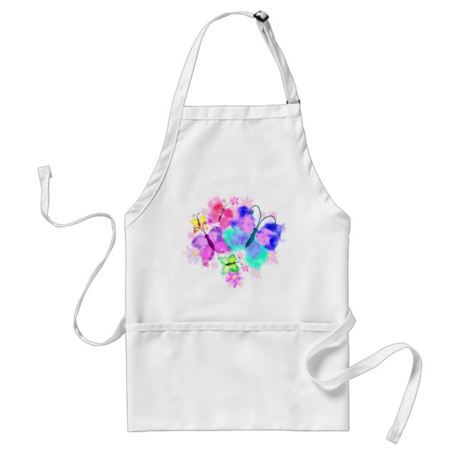 Butterflies Apron - Water Mirror (Front)