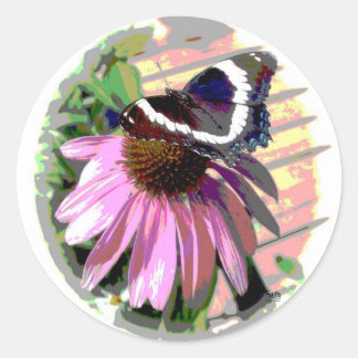 Butterflies are Free Classic Round Sticker