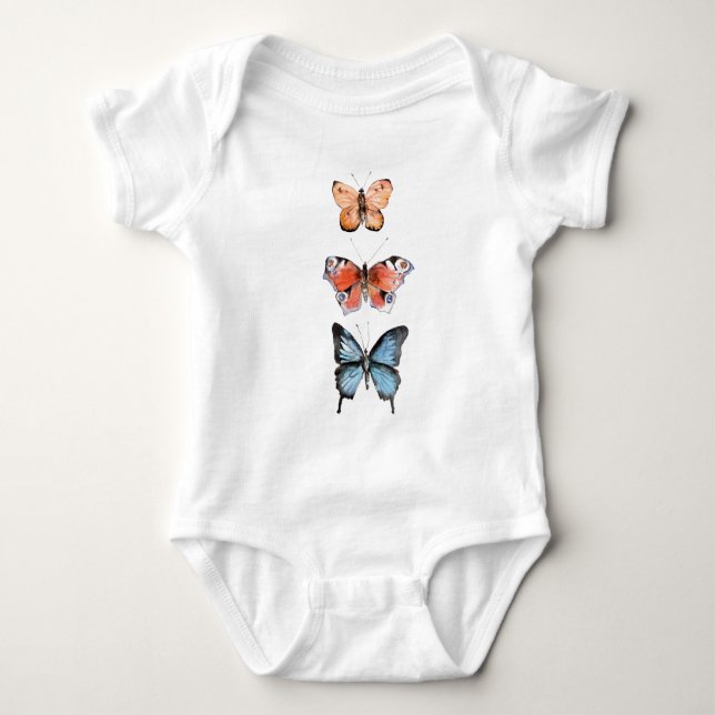 Butterflies Baby Bodysuit (Front)