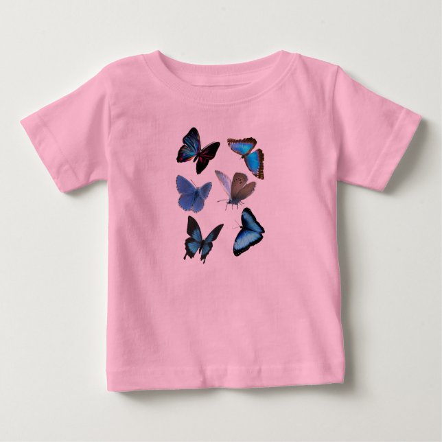 Butterflies Baby T-Shirt (Front)