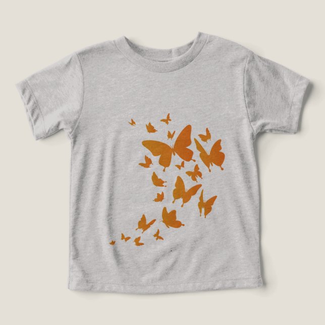 Butterflies Bella + Canvas Tri-Blend  (Design Front)