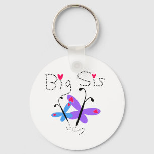 Butterflies Big Sis Key Ring