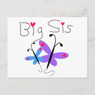 Butterflies Big Sis Postcard