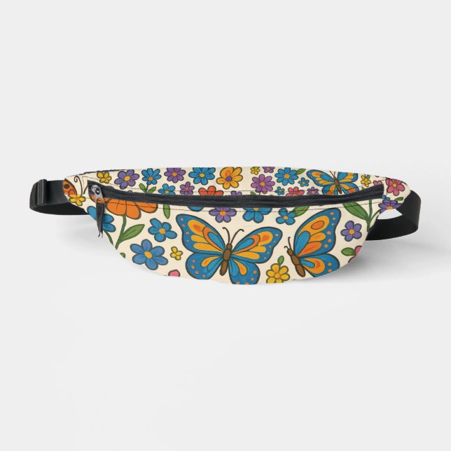 Butterflies & Blooms Bum Bags (Front)