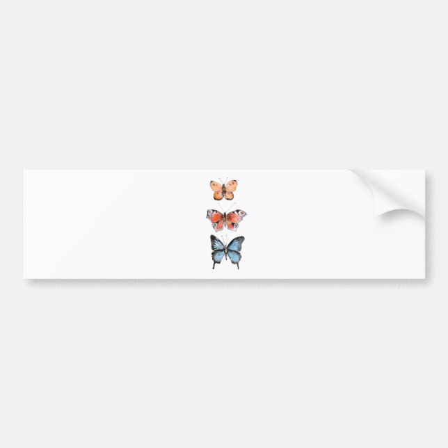 Butterflies Bumper Sticker (Front)
