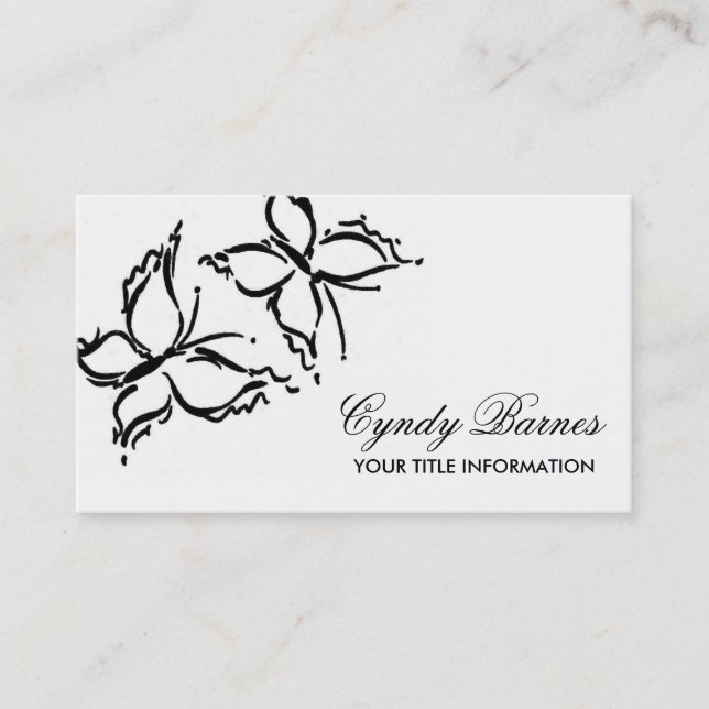 Butterflies Business Card (Front)