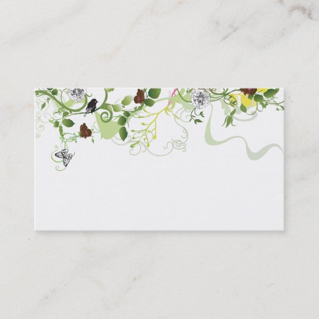 Butterflies Business Card (Front)