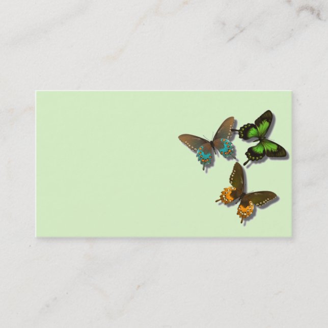 Butterflies Business Card (Front)