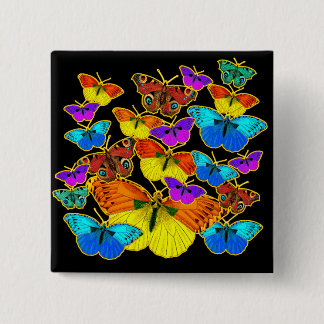 Butterflies! Butterflies! Button