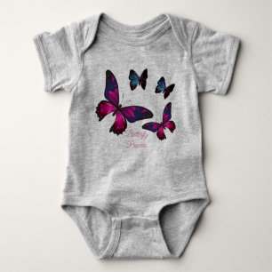 Butterflies, Butterfly Princess Baby Bodysuit