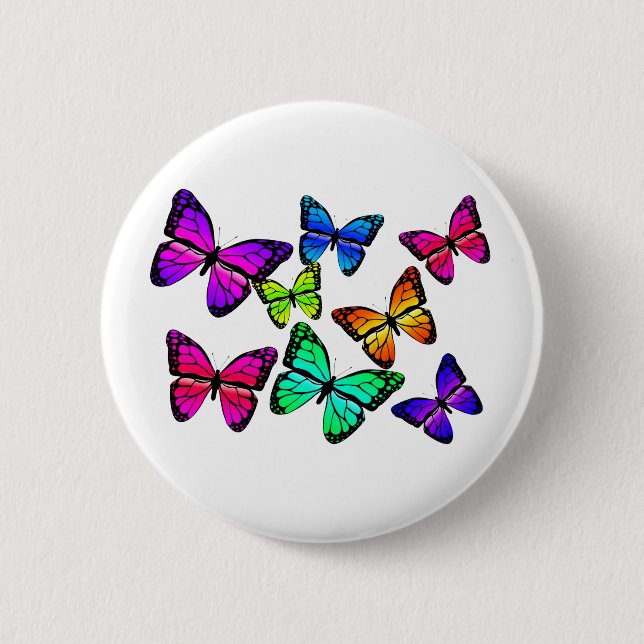 Butterflies Button (Front)