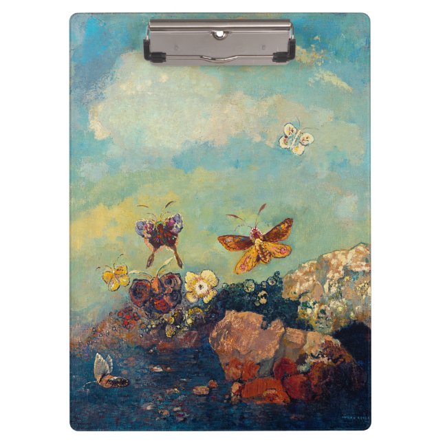 Butterflies by Redon Clipboard (Front)