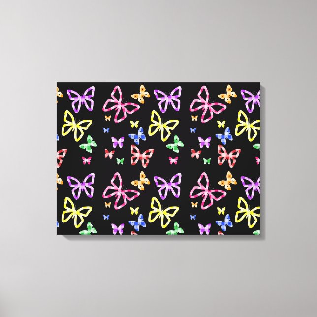 BUTTERFLIES CANVAS PRINT (Front)