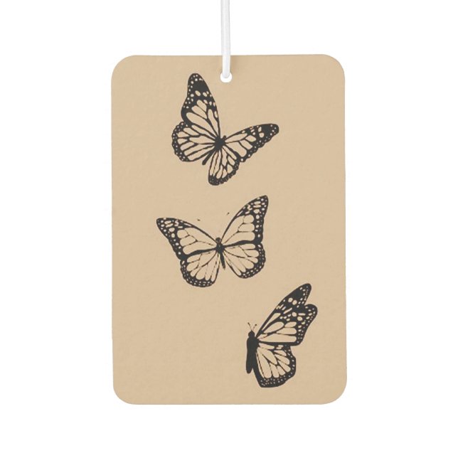Butterflies Car Air Freshener (Front)